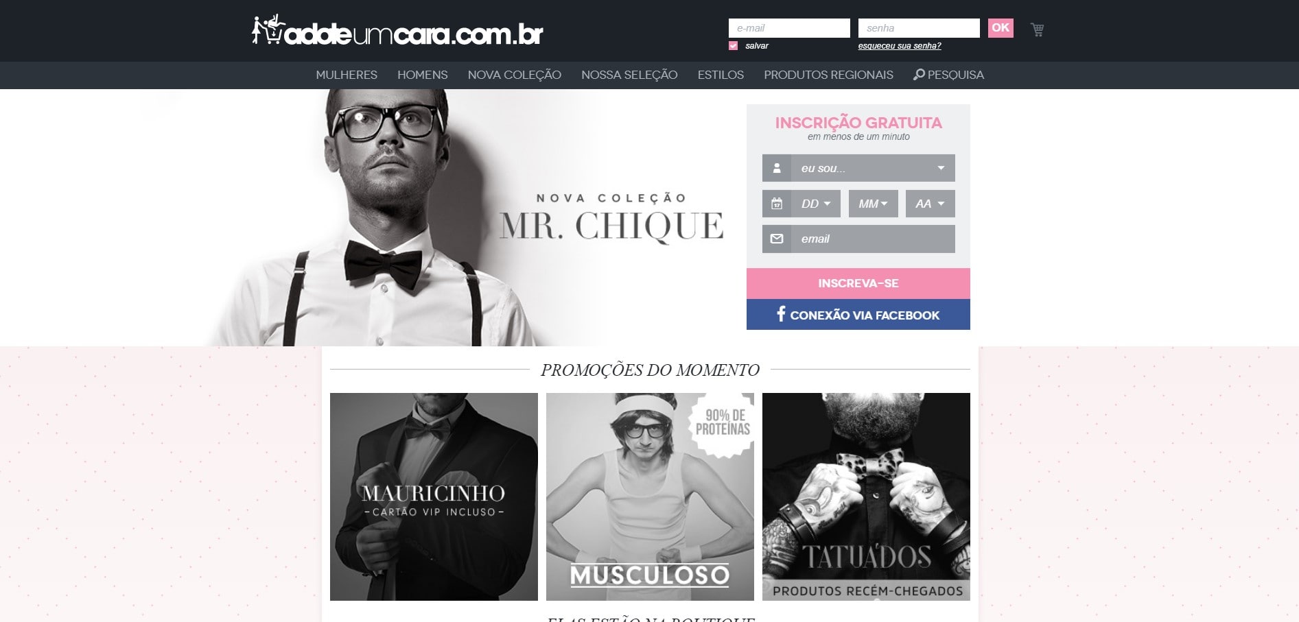 Adote um cara como funciona
