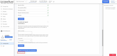 VictoriaMilan excluir conta