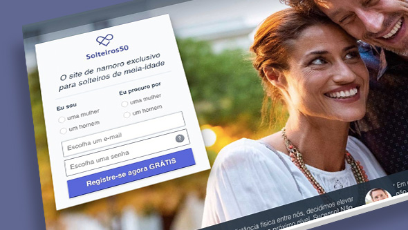 Comparação sites de relacionamento: Solteiros50
